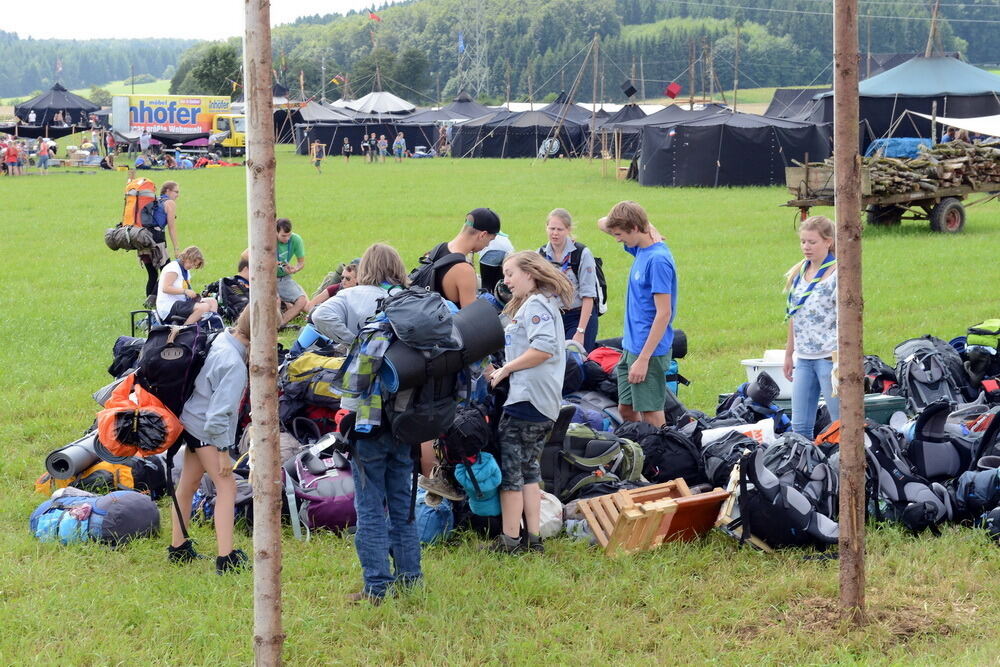 Bundeslager der Pfadfinder auf dem Schachen Buttenhausen