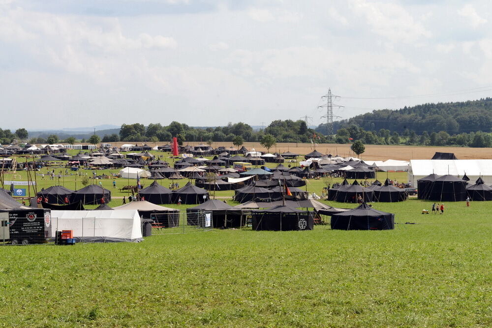 Bundeslager der Pfadfinder auf dem Schachen Buttenhausen