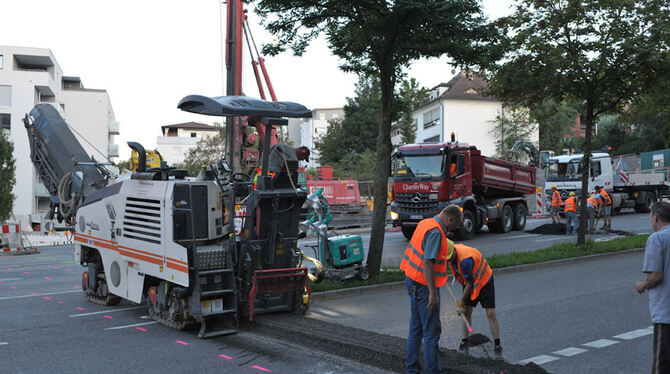 Baustelle in der Alteburgstraße