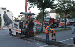 Baustelle in der Alteburgstraße