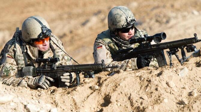 Bundeswehrsoldaten in Afghanistan. Auslandseinsätze dauern für Soldaten meist nur einige Monate. Die Erfahrungen prägen aber