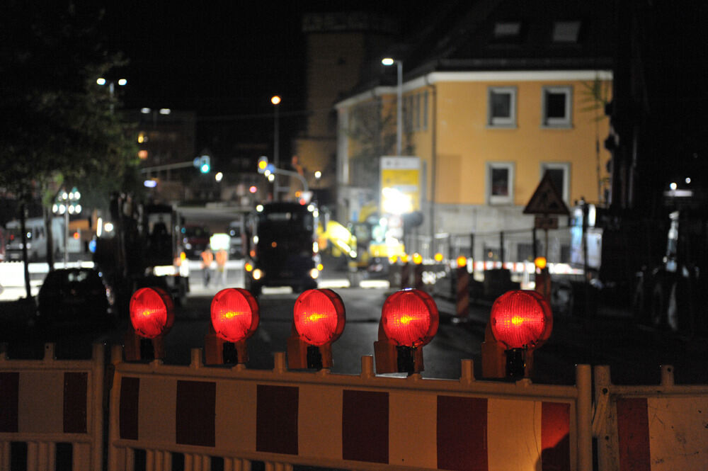 Baustelle in der Alteburgstraße