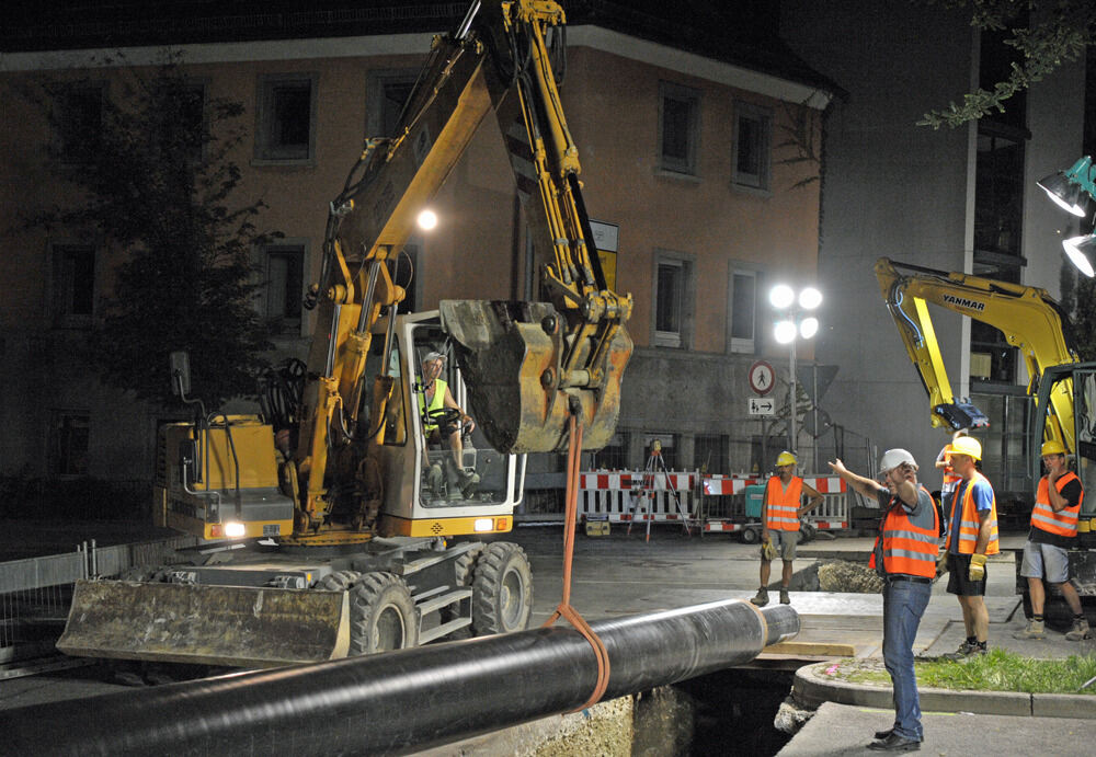 Baustelle in der Alteburgstraße