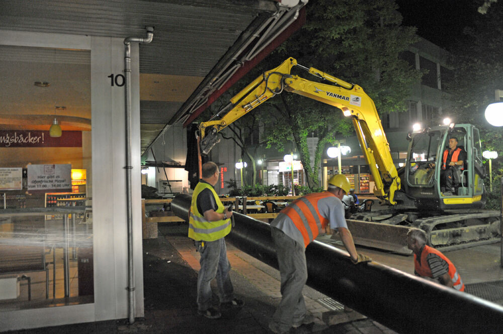 Baustelle in der Alteburgstraße