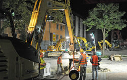 Baustelle in der Alteburgstraße