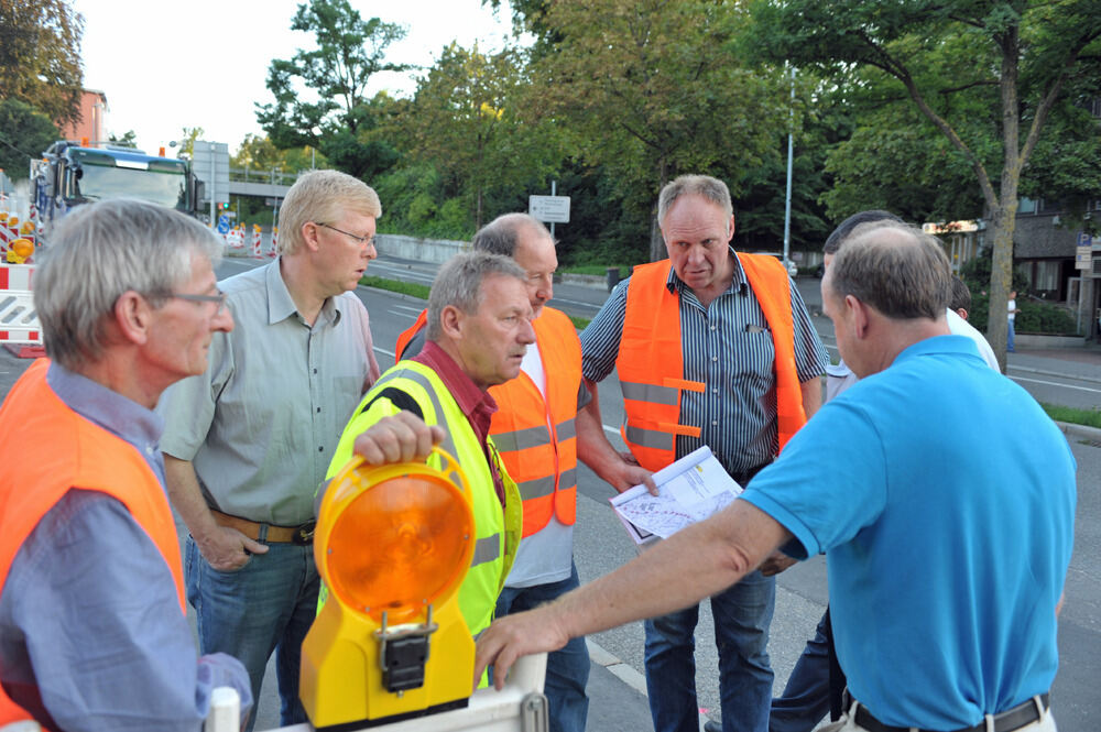 Baustelle in der Alteburgstraße