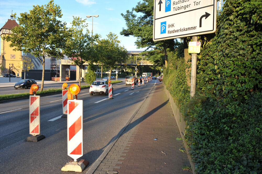 Baustelle in der Alteburgstraße