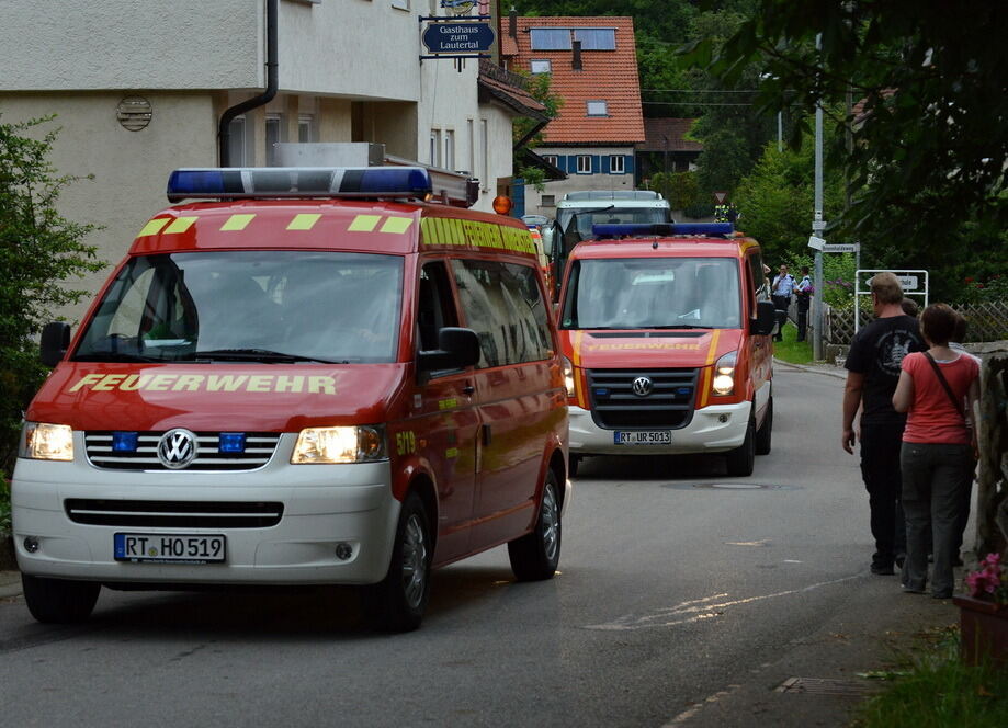 Evakuierung Bundeslager der Pfadfinder auf dem Schachen 2014