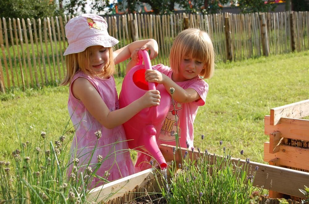 Kindergarten Jettenburg Helferfest auf der Spielwiese