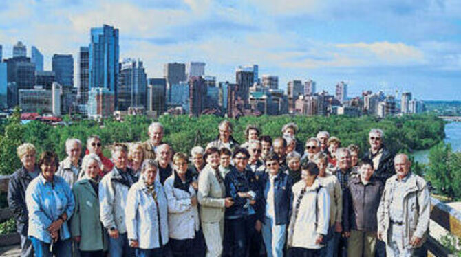 Kontrastreiches Kanada: Hochhaus Skyline in Calgary. GEA-FOTO: KARL-HEINZ ZELLER