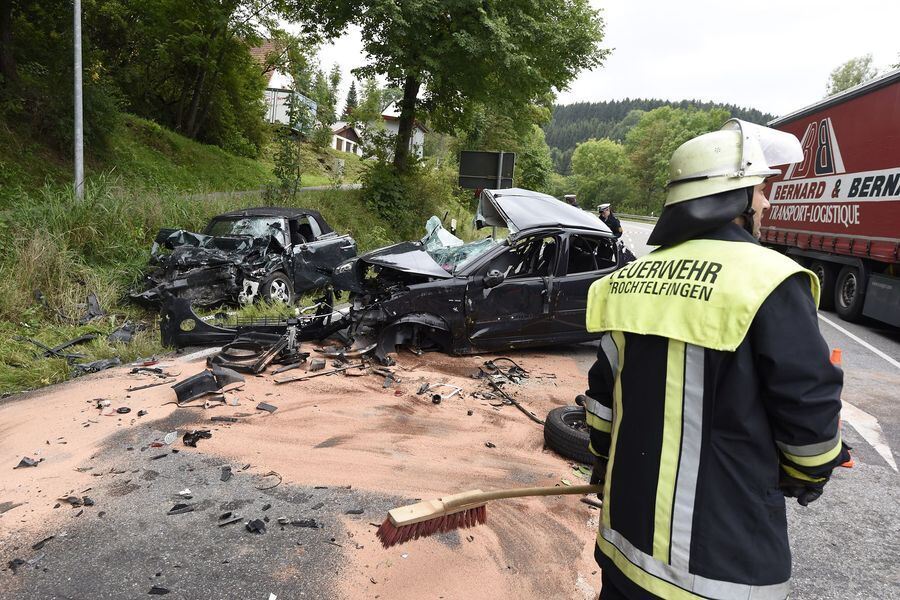 Horror-Unfall auf der B313 bei Trochtelfingen