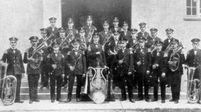 Gestandene Mannen: Der Musikverein Betzingen konnte sich auch in der Vergangenheit sehen lassen. Foto: pr