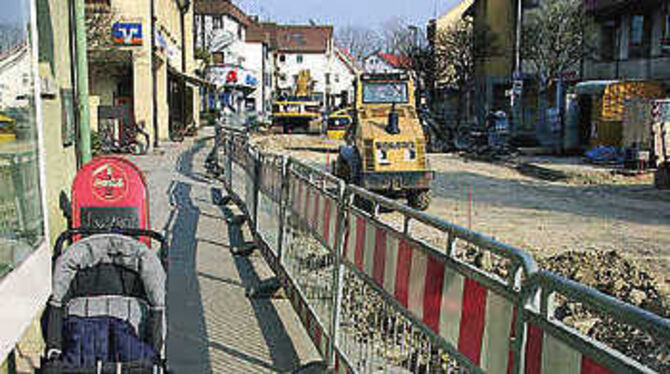 Derzeit ist die Steinachstraße ein großes Bauloch. Für die Zeit nach danach hat jetzt der Ortschaftsrat vorgesorgt: &raquo;Phant