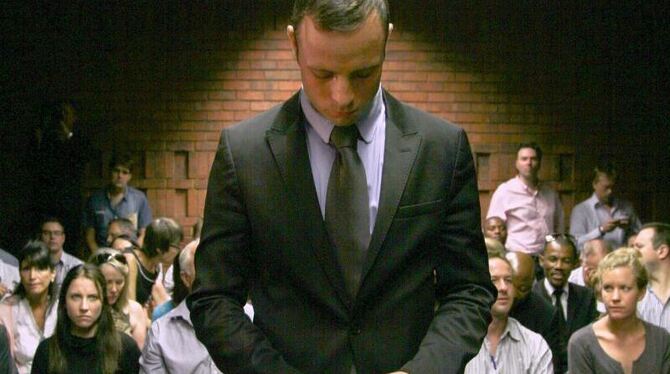 Oscar Pistorius hat nie bestritten, seine Freundin getötet zu haben. Aber handelte er mit Vorsatz? Foto: TJ Lemon