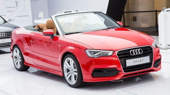 Das neue, hervorragend gefederte Audi A3 Cabriolet basiert jetzt auf der Limousine. FOTO: AUDI