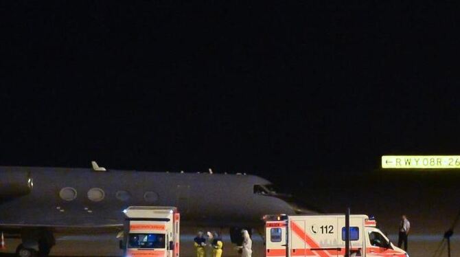 Der dritte Ebola-Patient aus Westafrika ist in Deutschland eingetroffen. Foto: Peter Endig