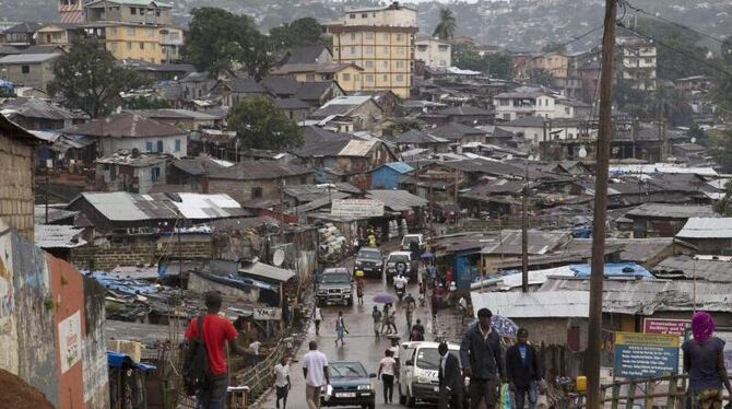 Sierra Leones Hauptstadt Freetown. Foto: Tanya Bindra/Archiv