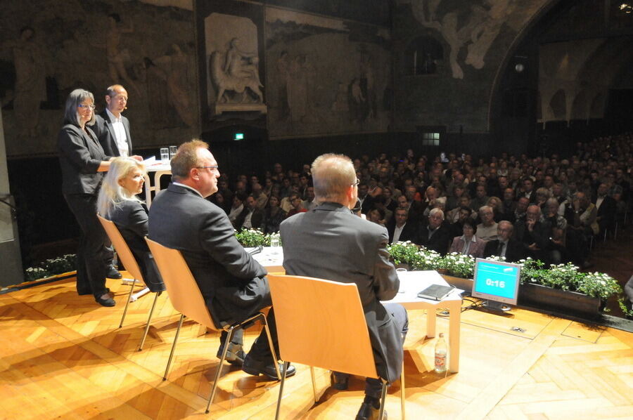 Wahlpodium Pfullingen