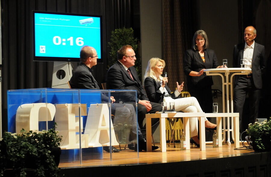 Wahlpodium Pfullingen