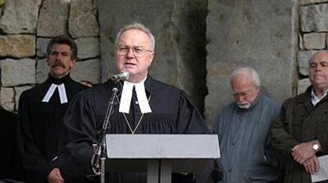 Erinnerung an die Opfer des Nazi-Terrors in Grafeneck. FOTO: BAIER