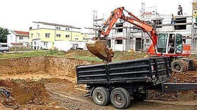 Der Bau-Boom ist vorbei. Auch im Landkreis Reutlingen nimmt das Interesse am Wohnungsbau ab. GEA-FOTO: PACHER