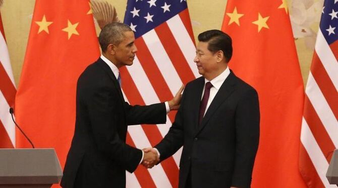 Obama: »Das ist ein Meilenstein in den Beziehungen zwischen den USA und China«. Foto: How Hwee Young