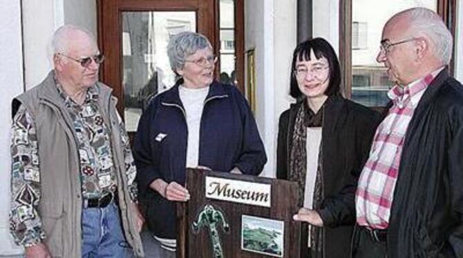 Freuen sich auf viele Besucher: Der Arbeitskreis Keltenmuseum. FOTO: MAR