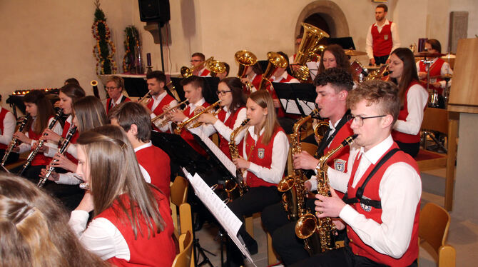 Ob im Orchester oder solistisch: Die Jungmusiker überzeugten durchweg. FOTO: LEIPPERT