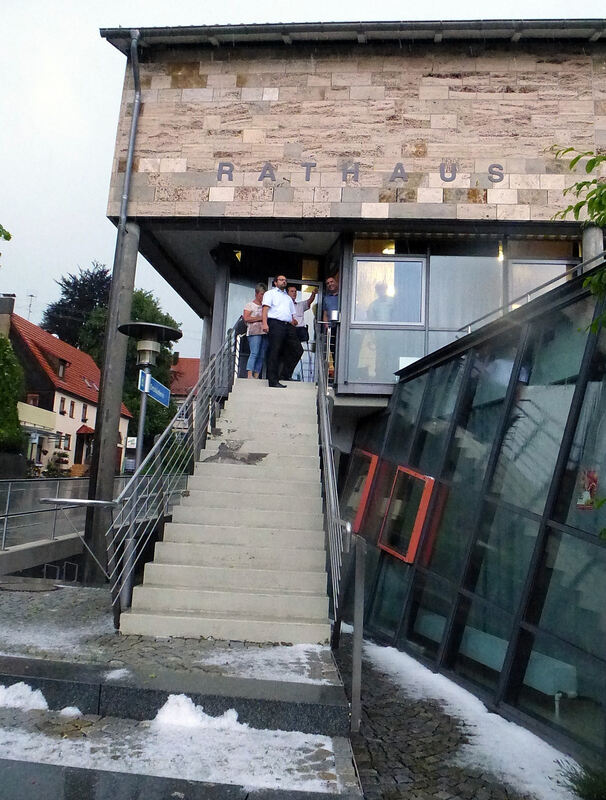 Das Unwetter tobt in Sonnenbühl-Undingen.