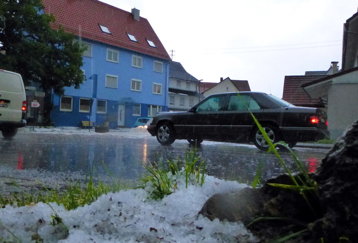 Unwetter in Undingen.