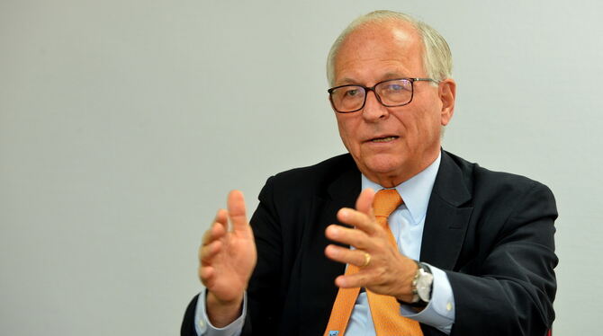 Wolfgang Ischinger fordert von der EU im Handelsstreit mit den USA Zurückhaltung. FOTOS: NIETHAMMER