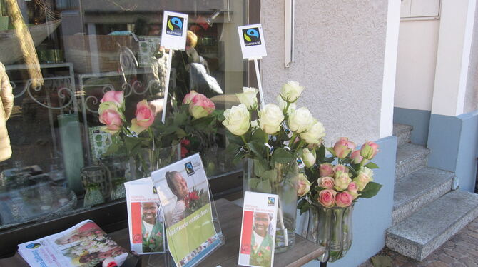 Faire Rosen zum Valentinstag. FOTO: STADT