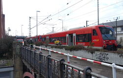 Der Unglücksort kurz vor dem Hauptbahnhof Reutlingen.