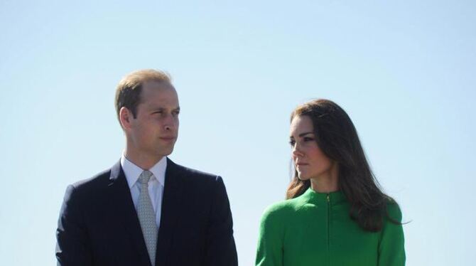 Prinz William und seine Frau Kate fliegen in die USA. Foto: Lukas Coch