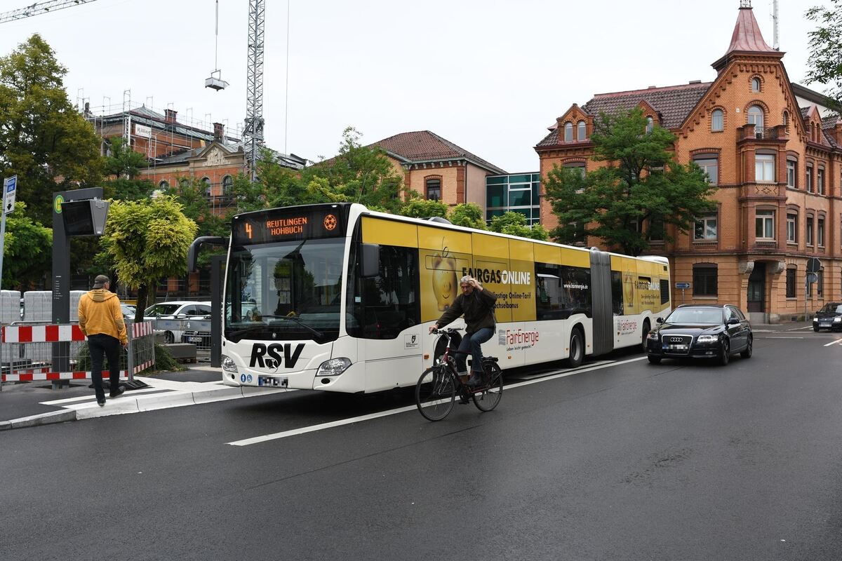 Kurzer Halt am Leonhardsplatz.