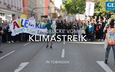 Video Klimastreik in Tübingen