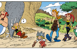 Nur nicht auffallen. Asterix und Obelix sollen die Fürstentochter Adrenaline bewachen, die sich mit der Dorfjugend angefreundet 