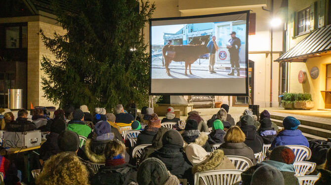 Die charmante Komödie »Unterwegs mit Jacqueline« flimmerte am Samstagabend über die Leinwand des Winterkinos. FOTO: BÖHM