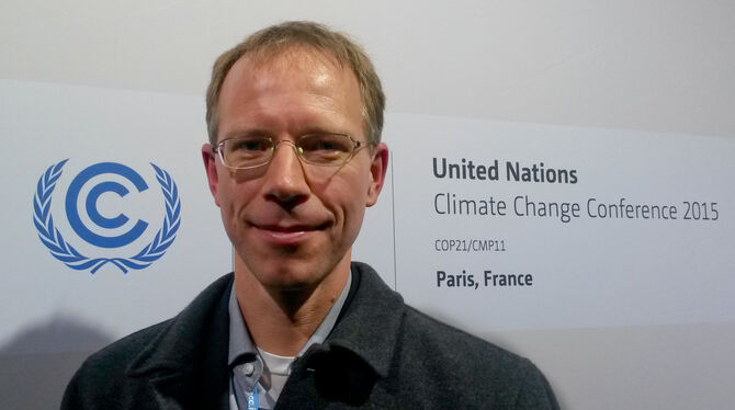 Der Pfullinger Urs Ruth hat bereits an der Klimakonferenz 2015 in Paris teilgenommen. Foto: privat