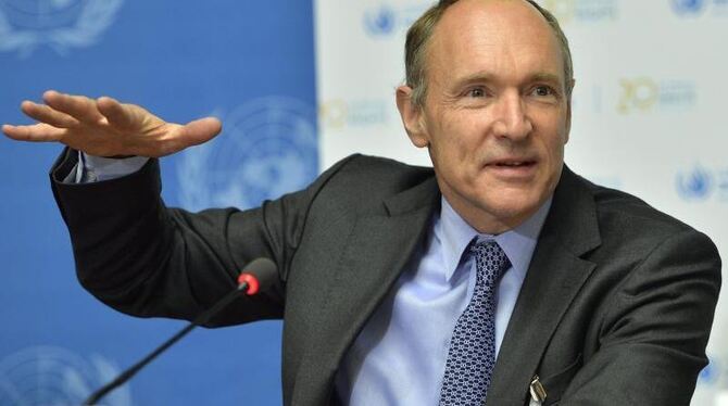 Tim Berners-Lee hat das Web (WWW) in den 80er Jahren erfunden. Foto: Martial Trezzini