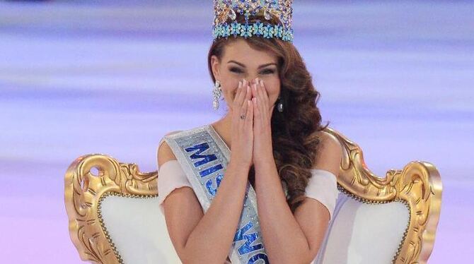 Rolene Strauss ist die neue MIss World. Foto: Facundo Arrizabalaga