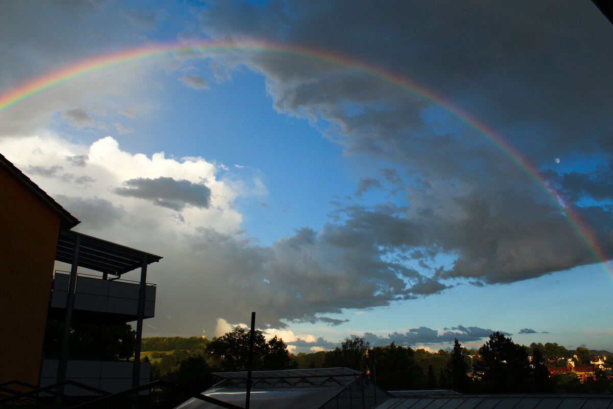 Regenbogen über Tübingen