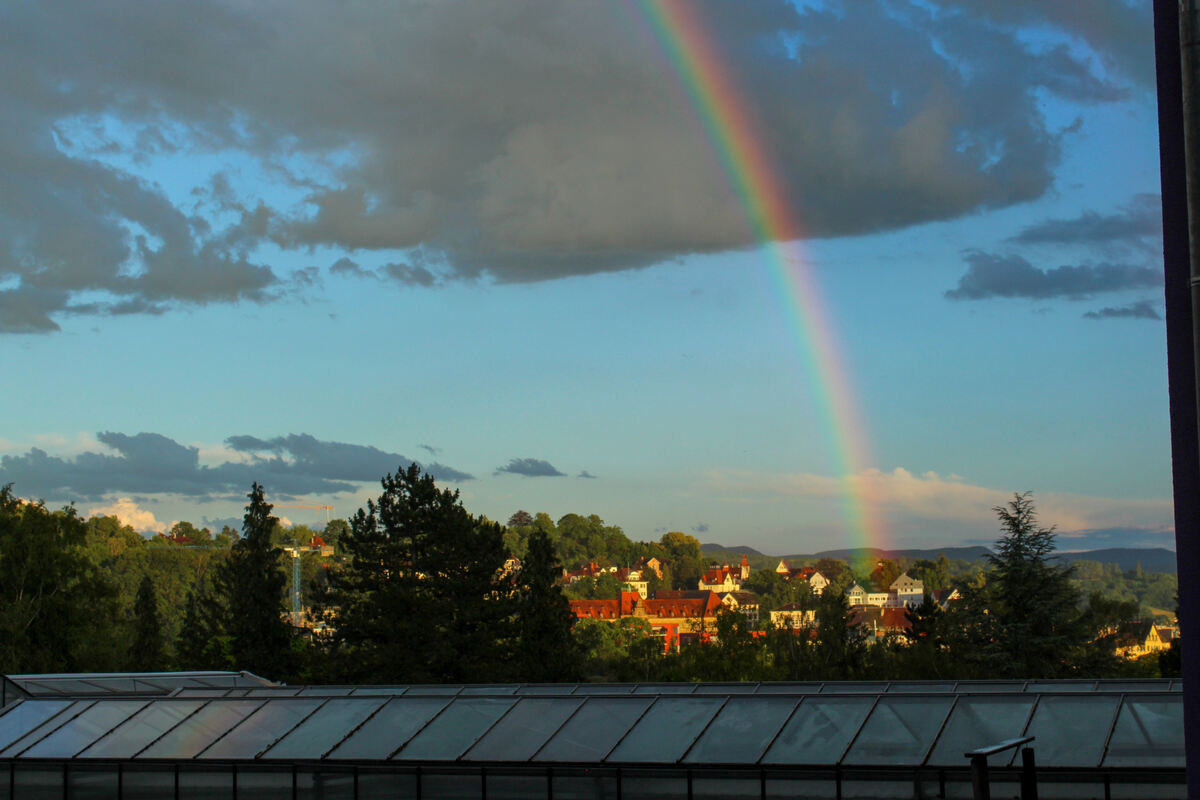 Regenbogen über Tübingen2