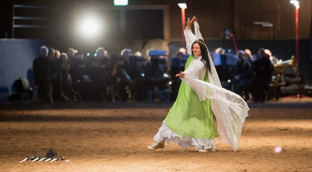 Marbach: Weihnachtsspiel mit Hufeisen