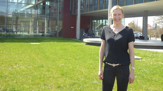 Die neue Erste Landesbeamtin in Tübingen Daniela Hüttig hat bei ihrem Job im Landratsamt das Gefühl, endgültig angekommen zu sei