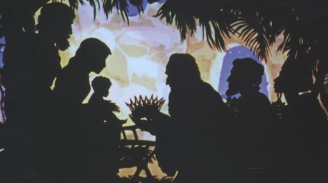 Szene aus dem Film »Der Stern von Bethlehem« von der Scherenschnittkünstlerin Lotte Reiniger. FOTO: GEA-REPRO