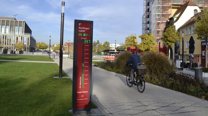 Fahrradzählstation