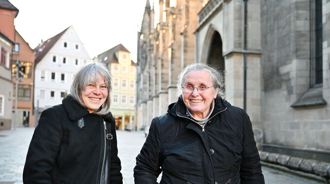 Stadterprobte Kämpferinnen: Dr. Christl Ziegler (links) und Ursula Göggelmann.