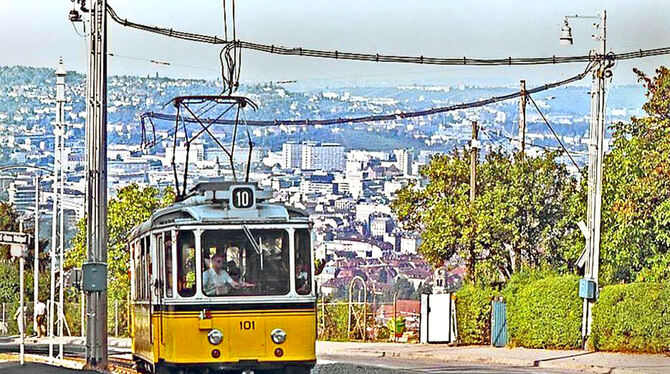 Was für ein Panorama. Die Zacke im Jahr 1976.  FOTO: ARCHIV