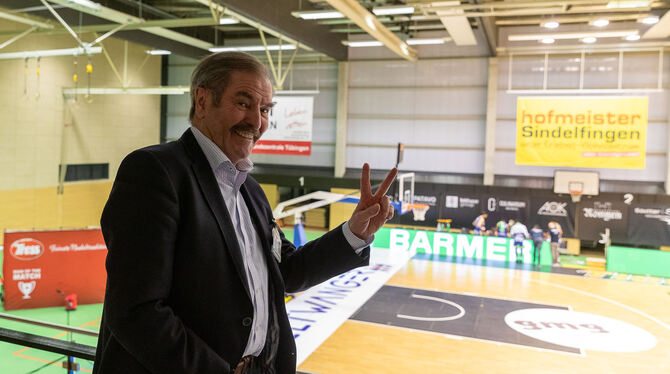 Als Pensionär will sich Michael Bamberg noch intensiver um die Tübinger Tigers kümmern, deren Vorstandsvorsitzender er seit 2019